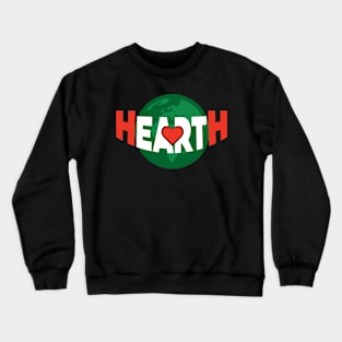 HeartH Creative Environmental Theme Crewneck Sweatshirt